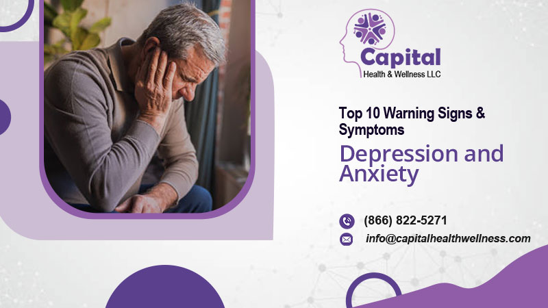 Top 10 Warning Signs and Symptoms of Depression and Anxiety